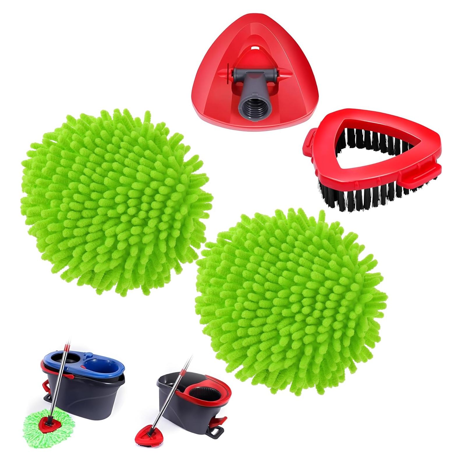 Paquete de 4 almohadillas de microfibra CDDCWZ para O-Cedar