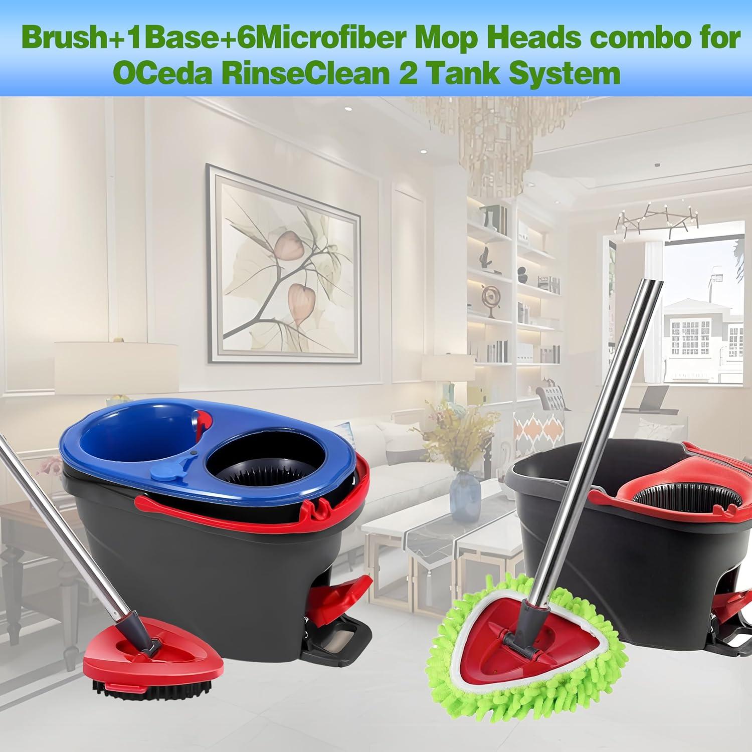 Paquete de 4 almohadillas de microfibra CDDCWZ para O-Cedar