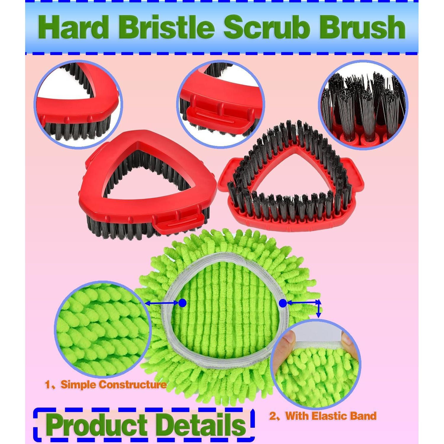 Paquete de 4 almohadillas de microfibra CDDCWZ para O-Cedar