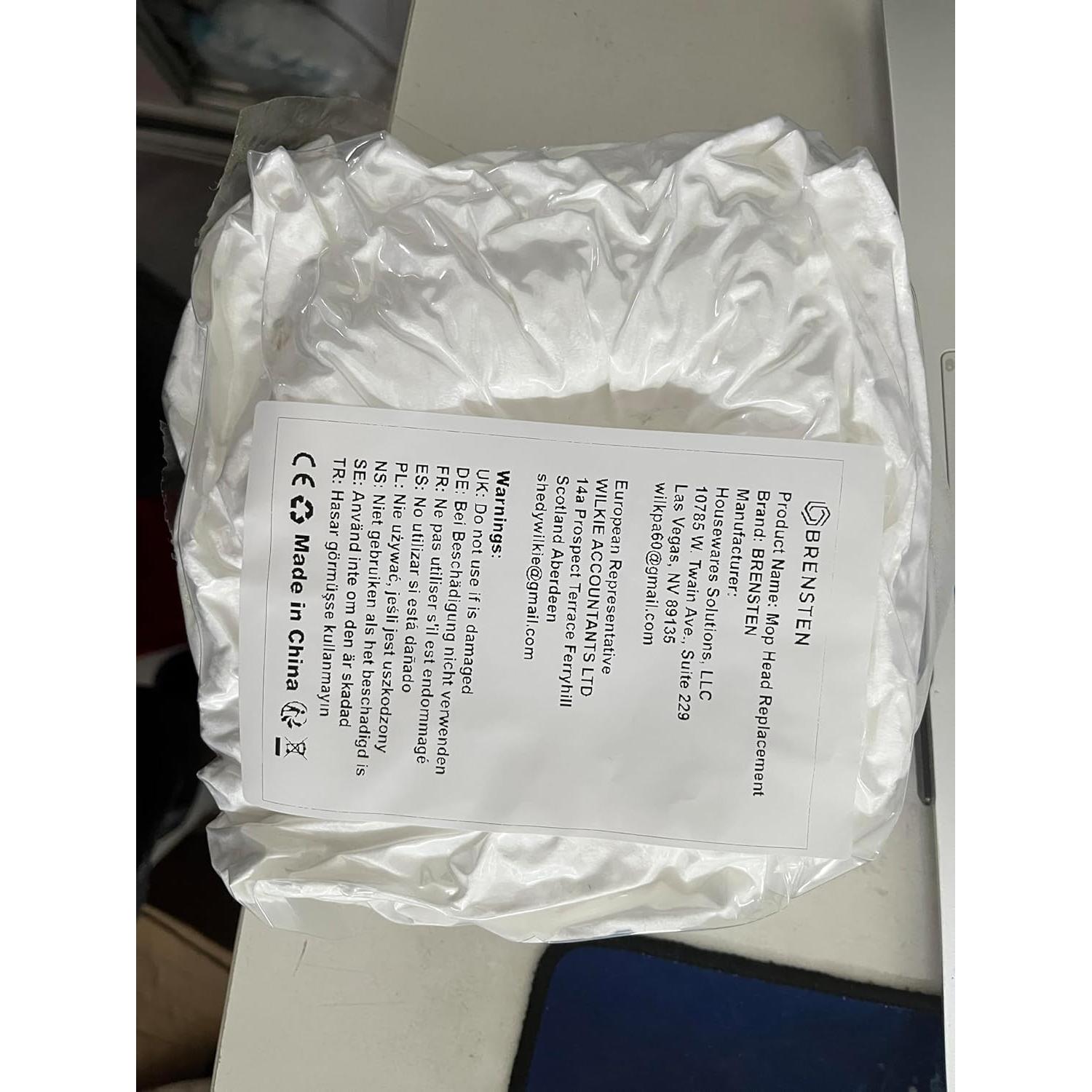 Cabezas de Repuesto para Mopa Giratoria Brensten - Paquete de 4 Microfibra