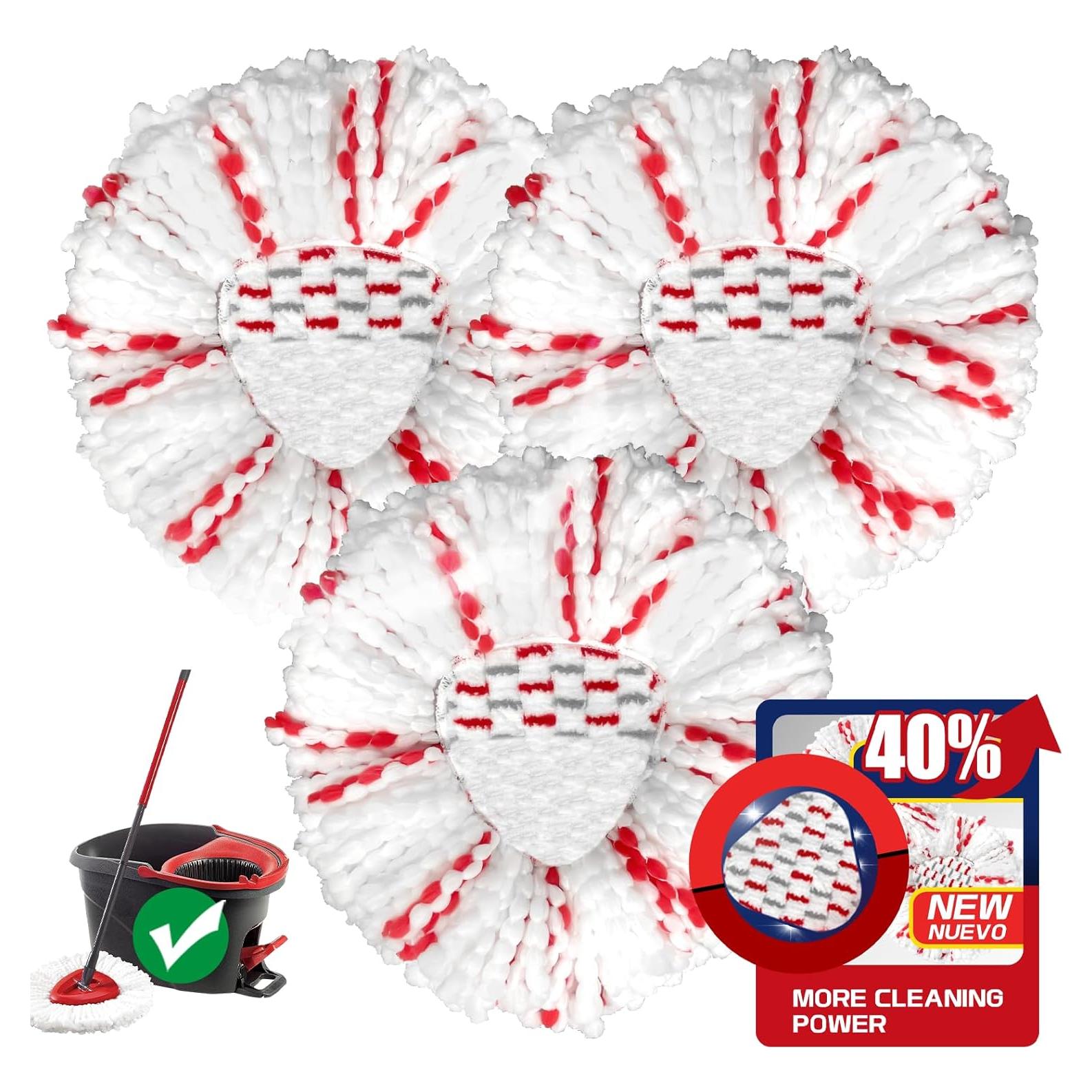 Cabezas de Reemplazo para Mopa Dwavele 3 Piezas Microfibra