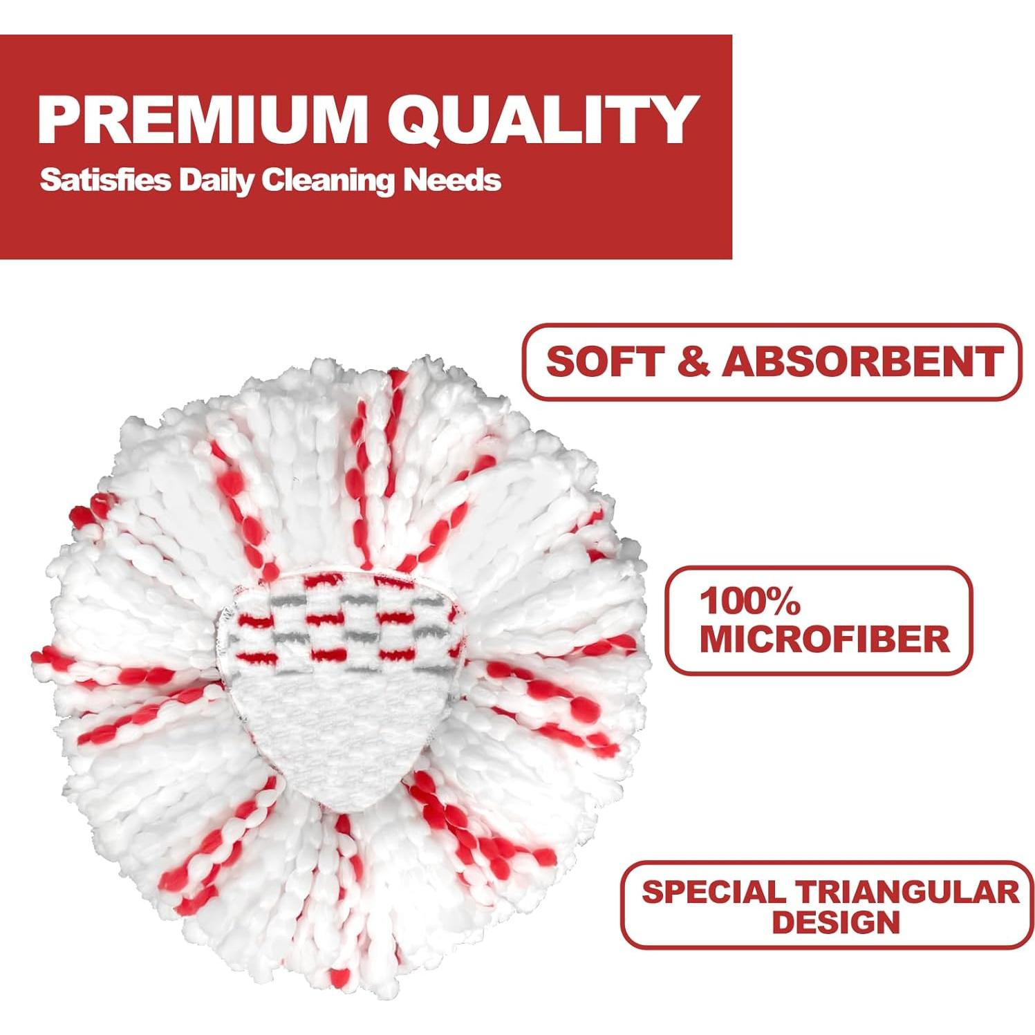 Cabezas de Reemplazo para Mopa Dwavele 3 Piezas Microfibra