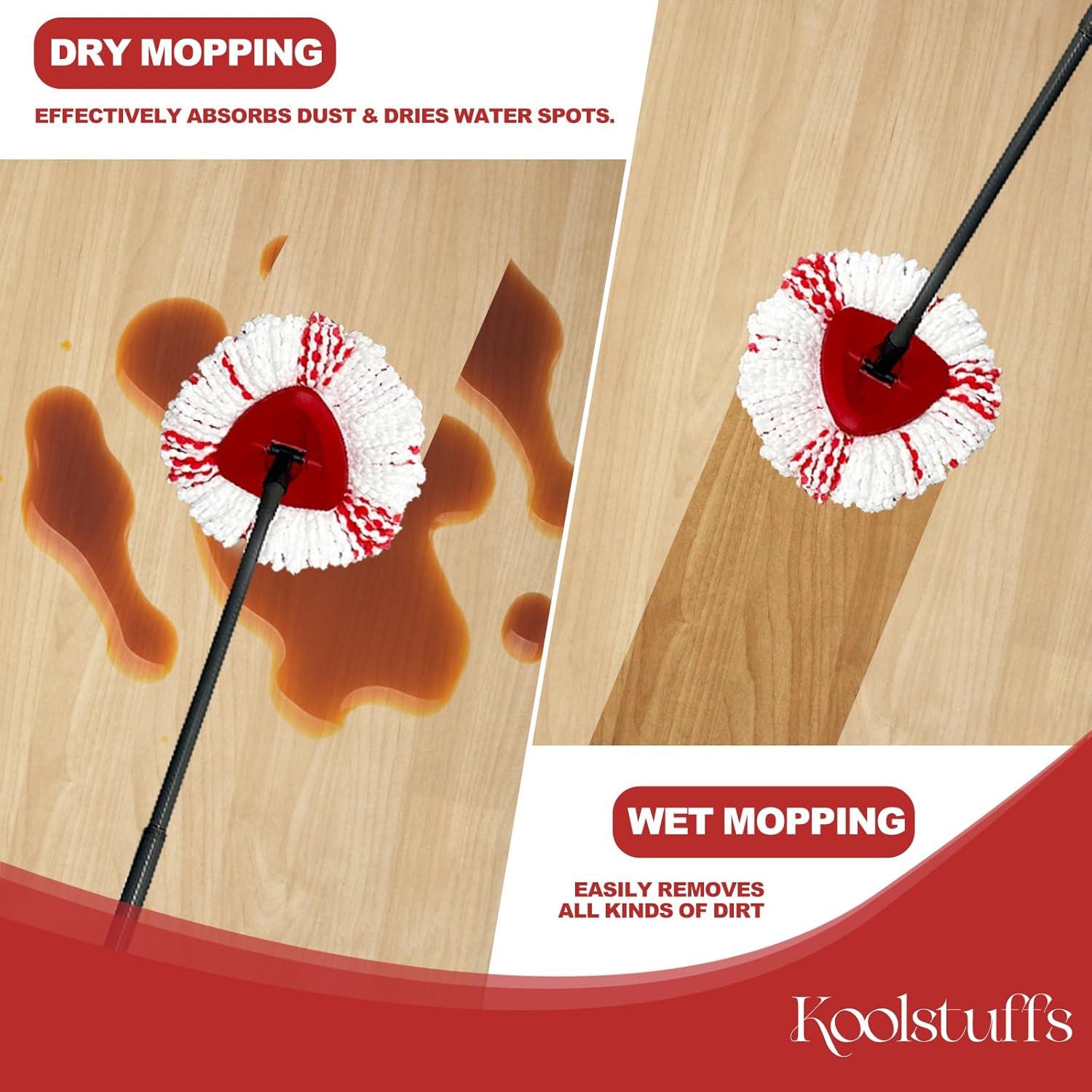 Cabezas de Reemplazo para Mopa Dwavele 3 Piezas Microfibra