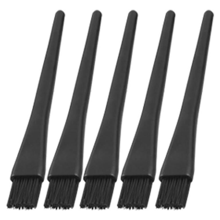 Cepillo Anti Estático WAFJAMF 5 Pcs Mango Redondo Negro