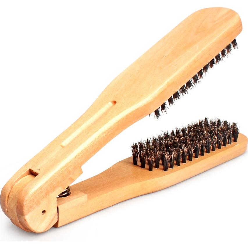 Peine Doble Antiestático de Madera Amariver 21.5cm