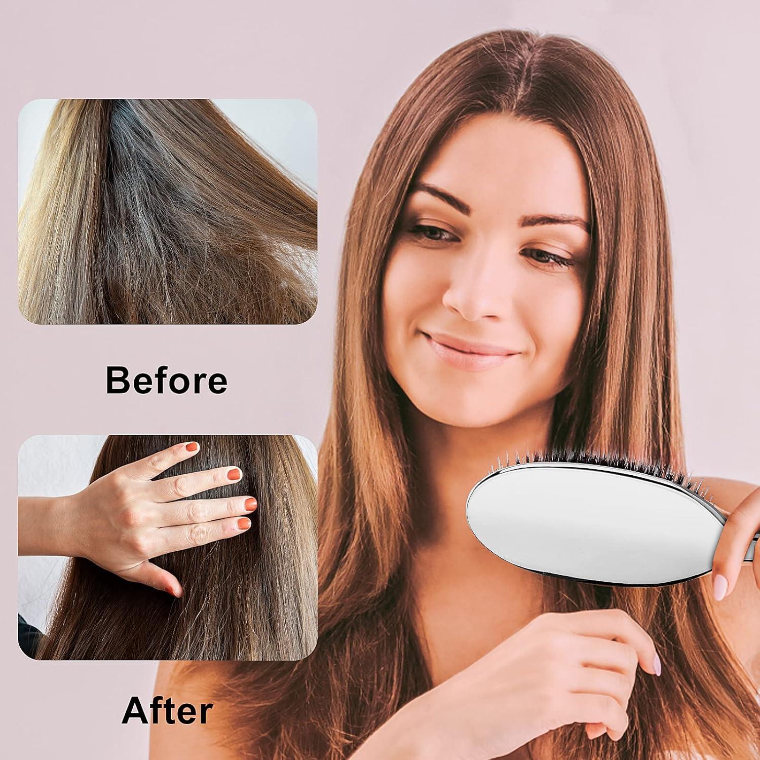 Cepillo Antiestático Sibba para Masaje de Cabello Profesional