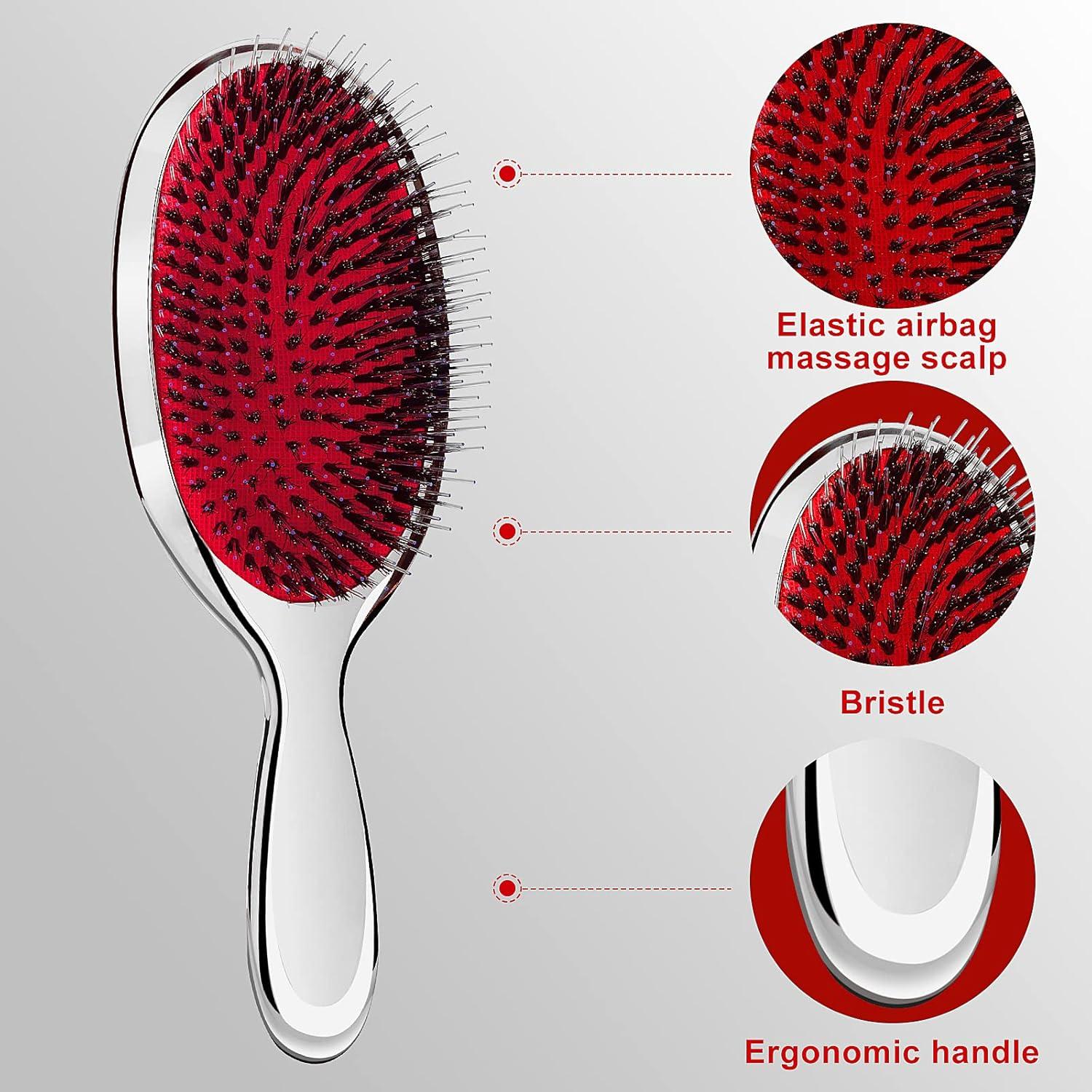 Cepillo Antiestático Sibba para Masaje de Cabello Profesional