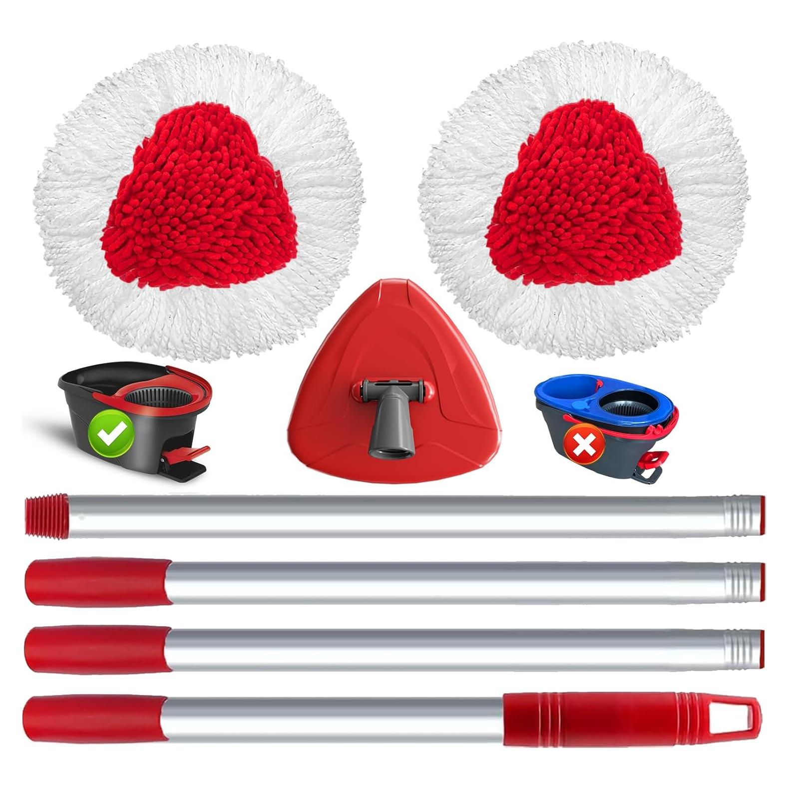 Cabezal de Repuesto Mop Giratorio O Cedar EasyWring 2 Pzs