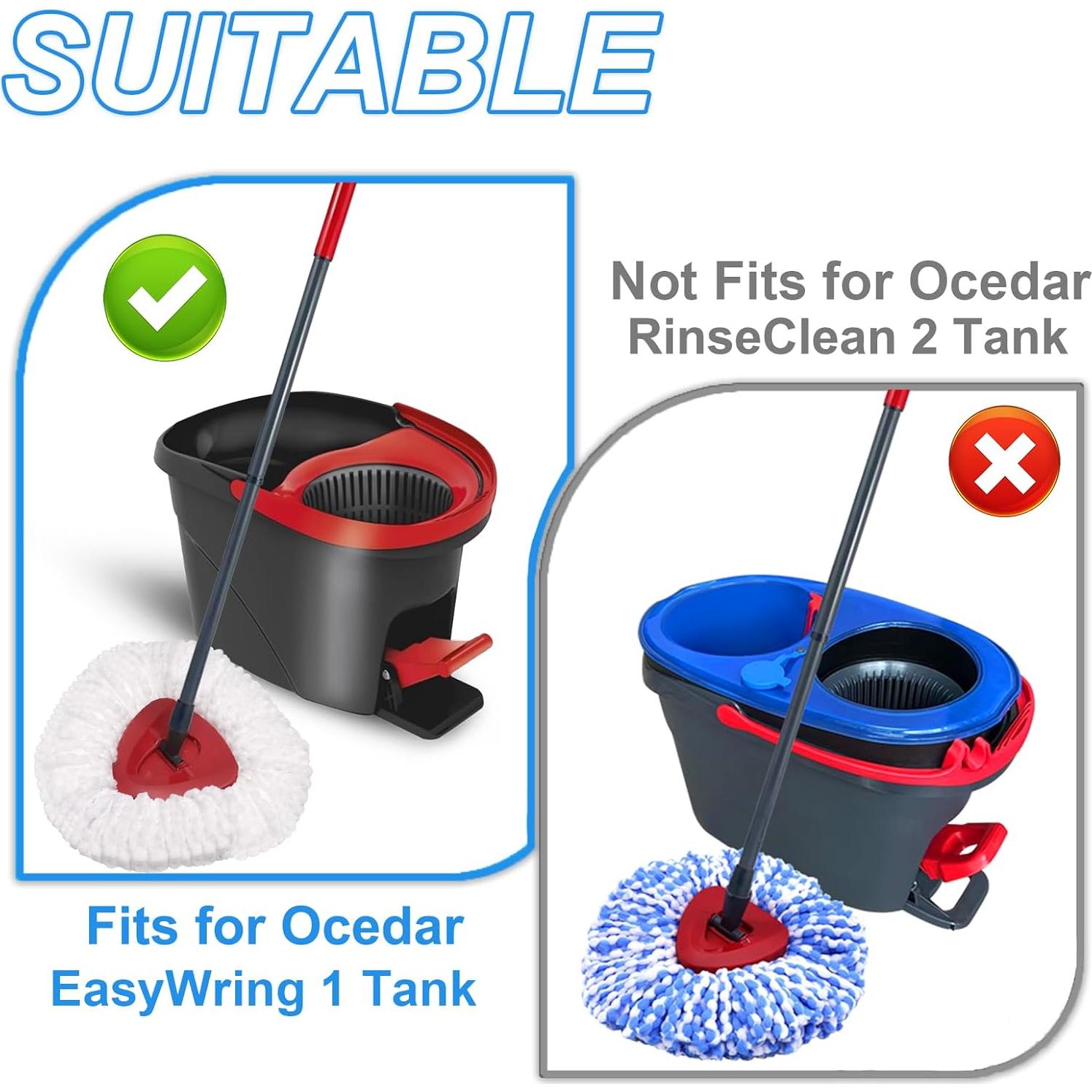 Cabezal de Repuesto Mop Giratorio O Cedar EasyWring 2 Pzs