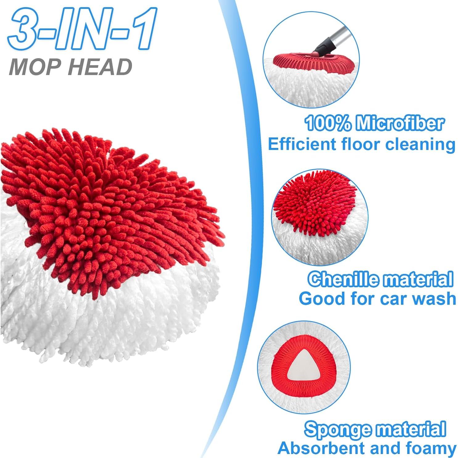 Cabezal de Repuesto Mop Giratorio O Cedar EasyWring 2 Pzs