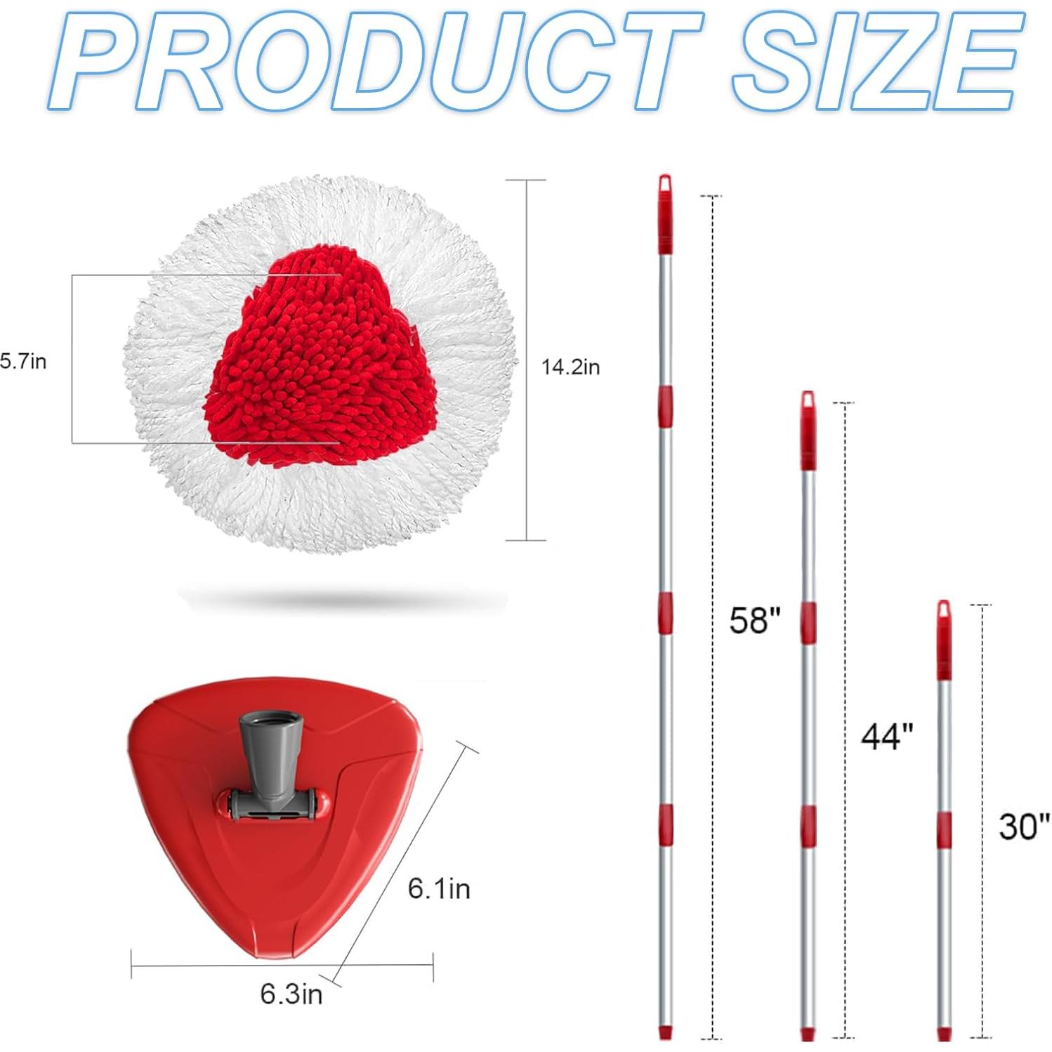 Cabezal de Repuesto Mop Giratorio O Cedar EasyWring 2 Pzs