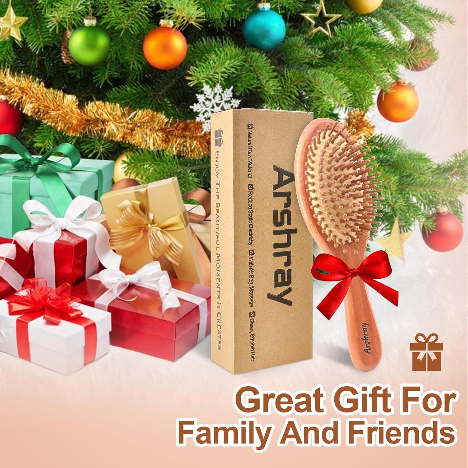 Cepillo de Pelo de Bambú Arshray Ovalado 20.5x6.5cm