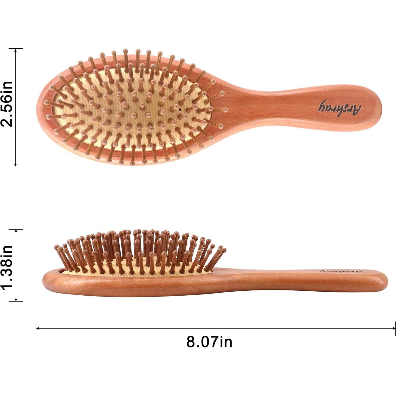 Cepillo de Pelo de Bambú Arshray Ovalado 20.5x6.5cm