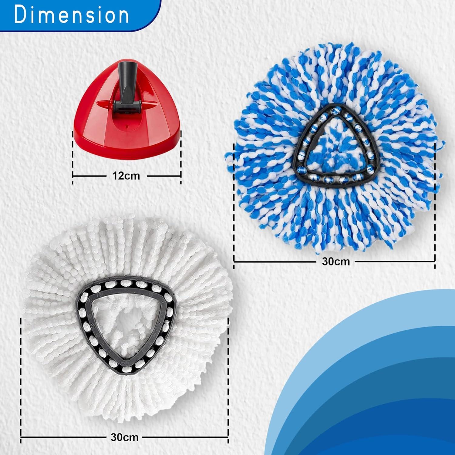 Cabezas de Mop O-Cedar NKAM - 4 Pcs Lavables y Duraderas