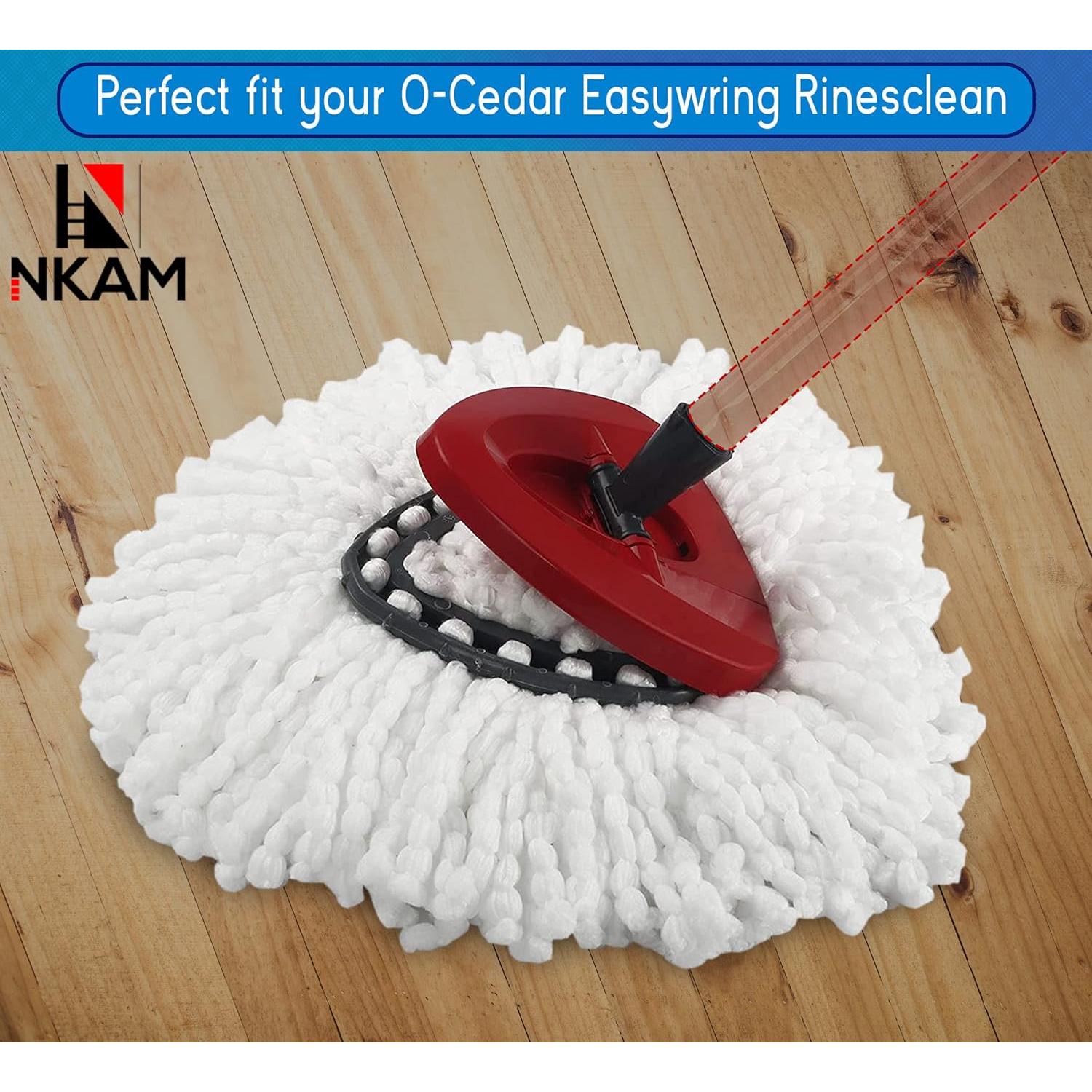 Cabezas de Mop O-Cedar NKAM - 4 Pcs Lavables y Duraderas