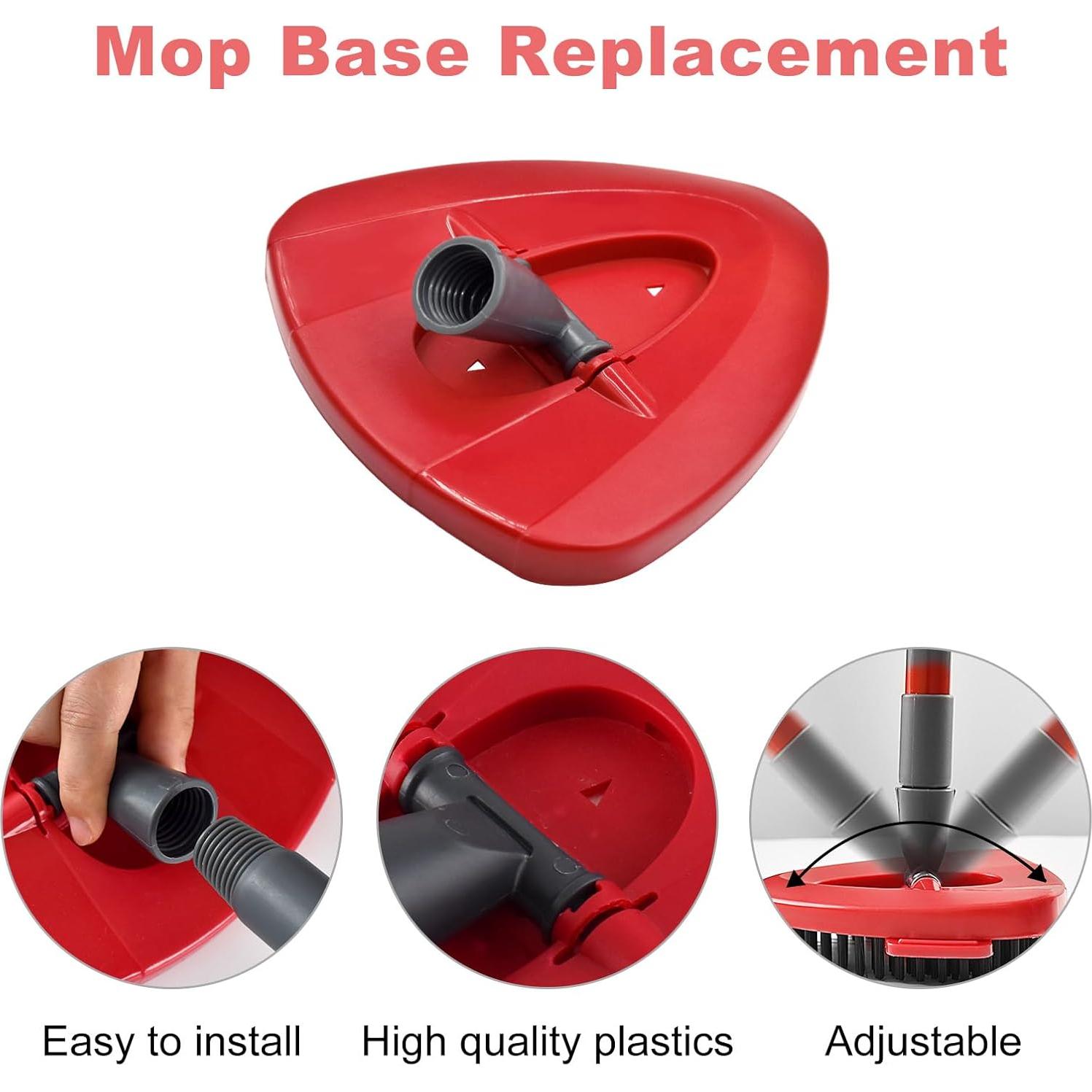 Mango de Mopa Giratoria Hezane Rojo 4 Secciones Repuesto