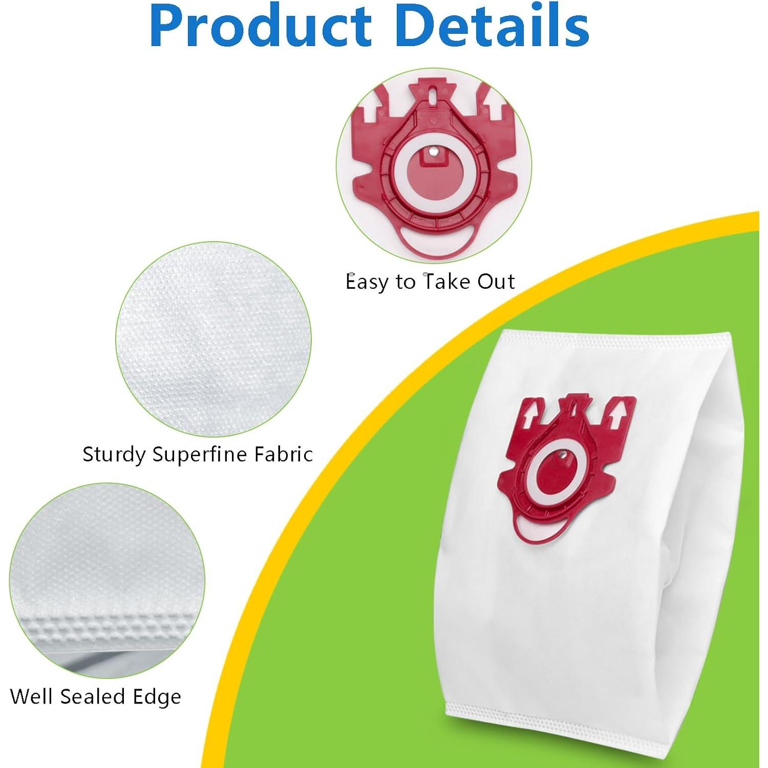 14 Bolsas de Aspiradora Bluearks FJM Airclean + 8 Filtros