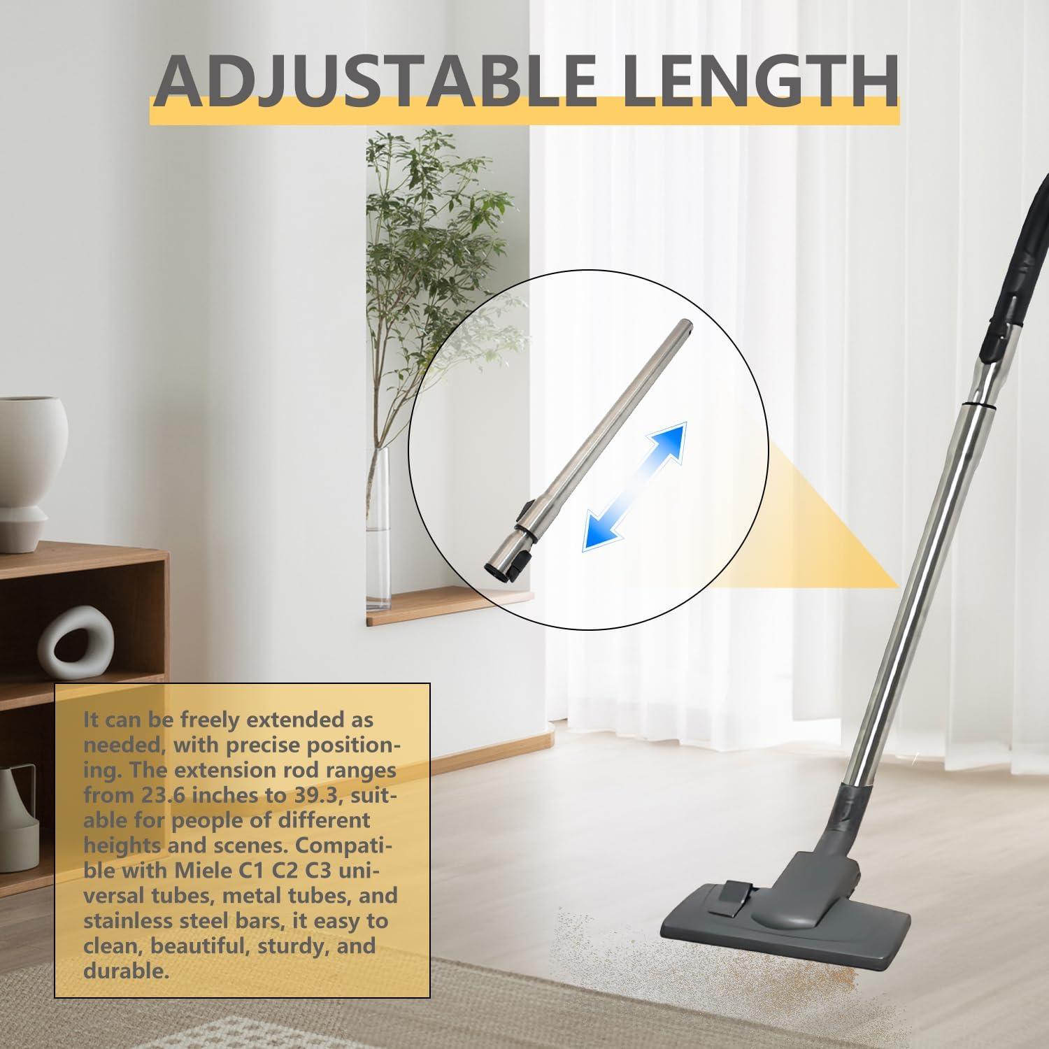 Tubo de Extensión para Aspiradora Miele 59.94 a 99.84 cm