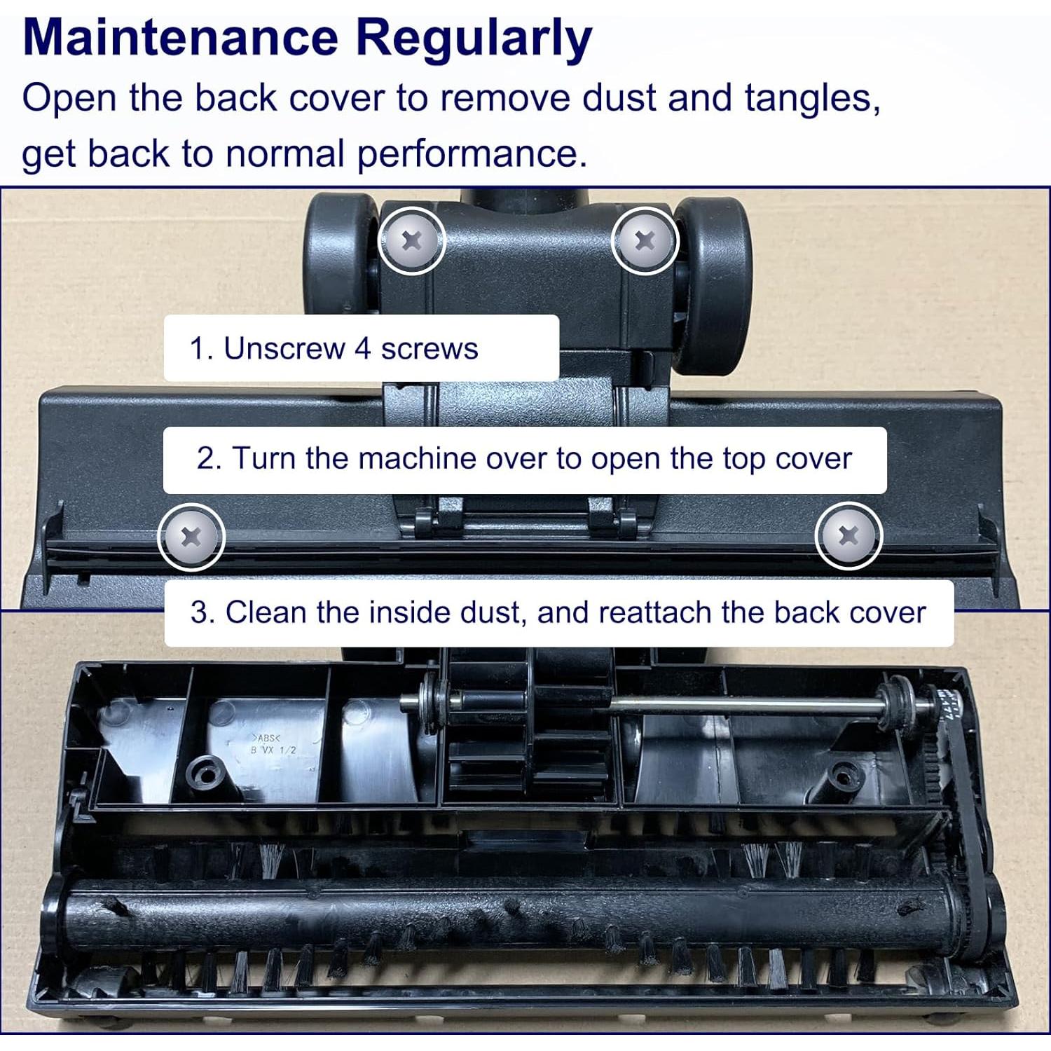 Cabezal de cepillo Turbo Portek para aspiradoras Miele C1 C2 C3 CX1