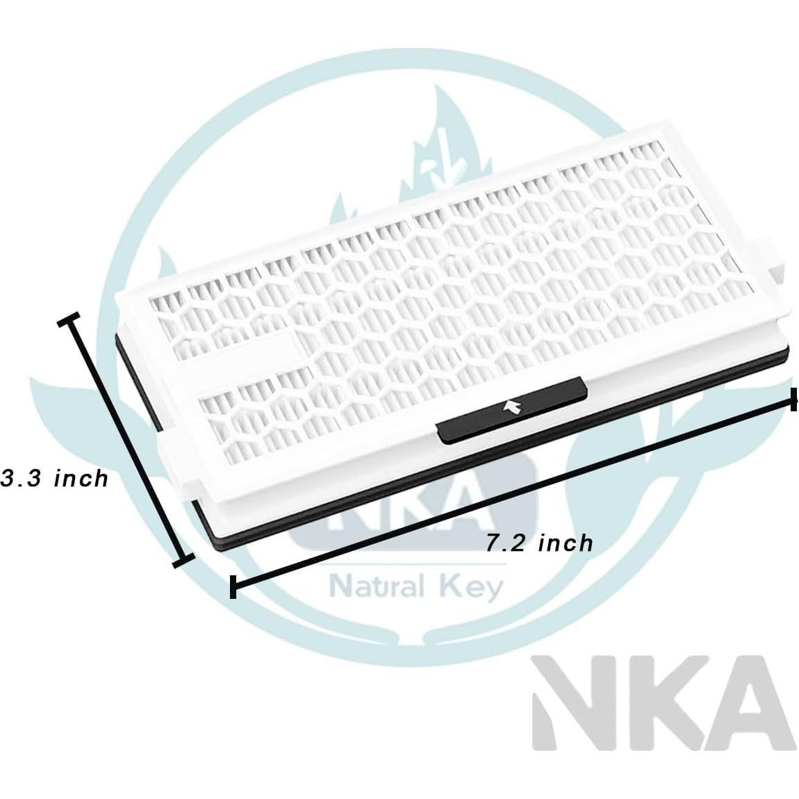 Paquete de 4 Filtros HEPA NKA SF-HA50 para Aspiradoras Miele