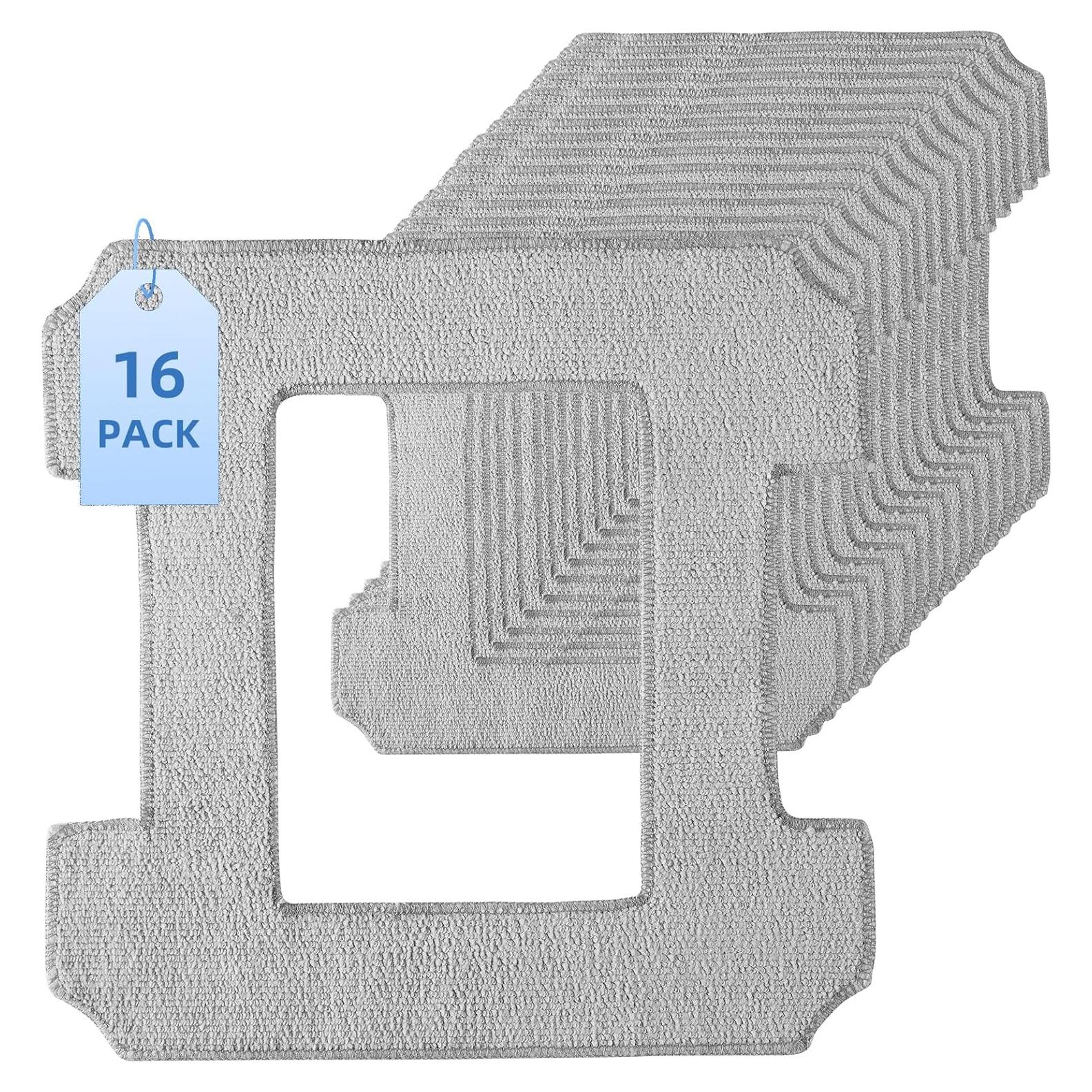 16 Almohadillas de Limpieza Microfibra ECOVACS Winbot W2 PRO