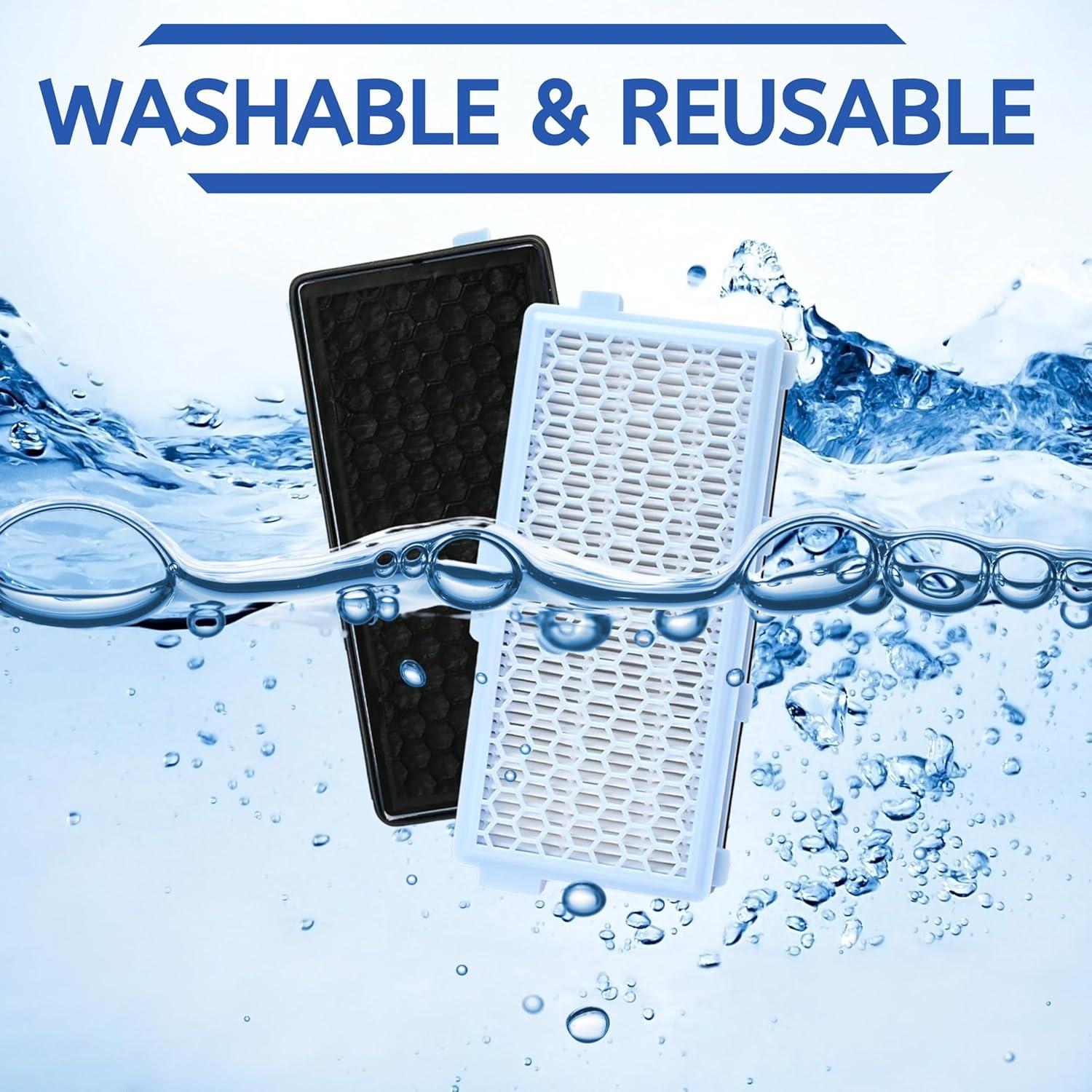 Filtro HEPA Nispira 2-en-1 para Aspiradora Miele C1 C2 C3 S4 S5 S6