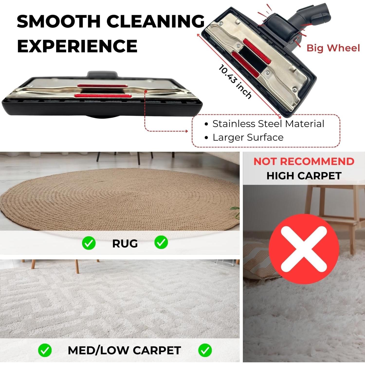 Cabezal de Aspiradora GHAMADE 35MM Compatible Miele Alfombras