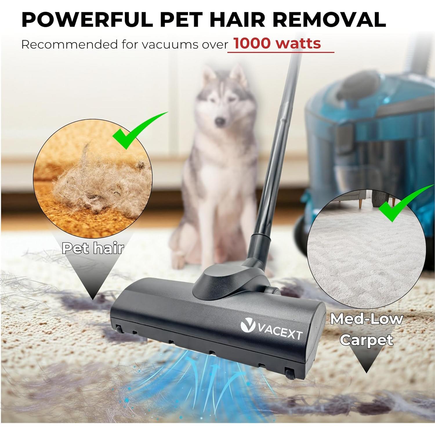 Cabezal de Cepillo Turbo VACEXT para Aspiradora 3.18 cm