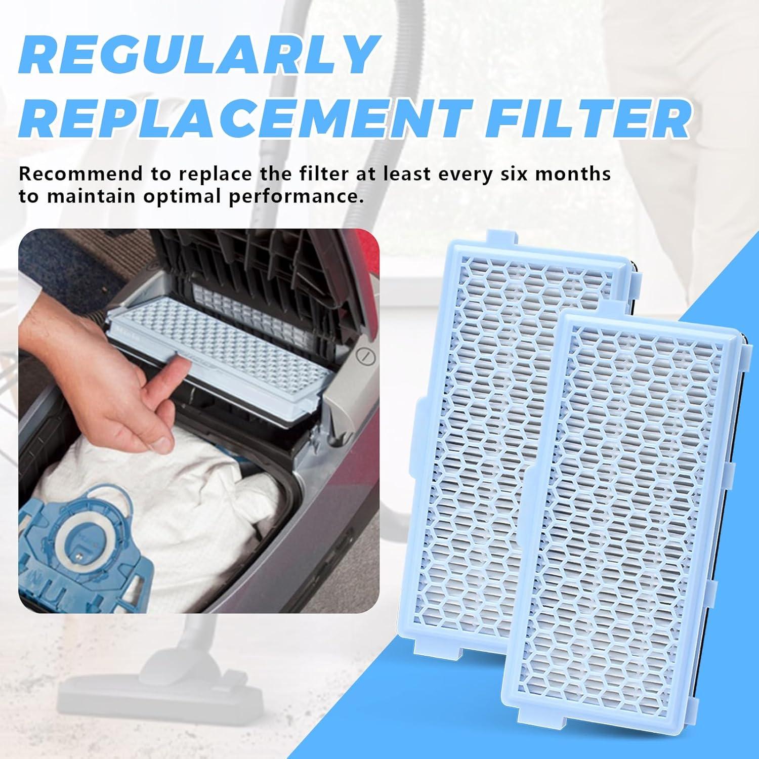 Filtro HEPA AirClean 50 Alocs para Aspiradora Miele - 2 Paquetes