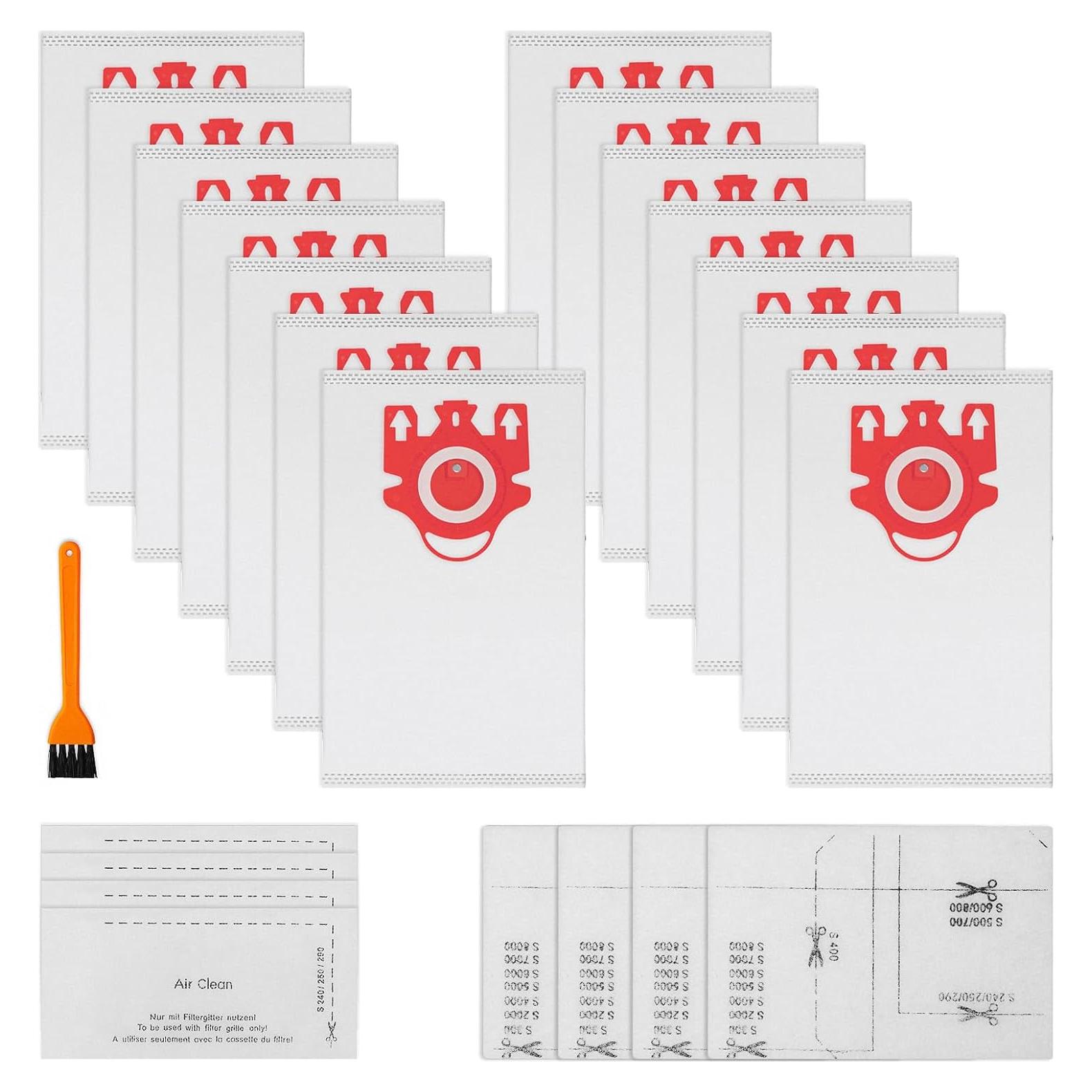 Bolsas de Aspiradora LemonQueen FJM para Miele - 14 Piezas