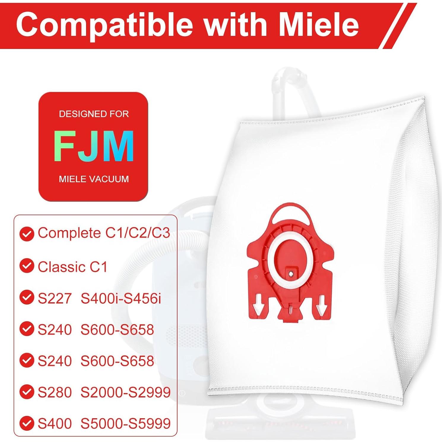 Bolsas de Aspiradora LemonQueen FJM para Miele - 14 Piezas