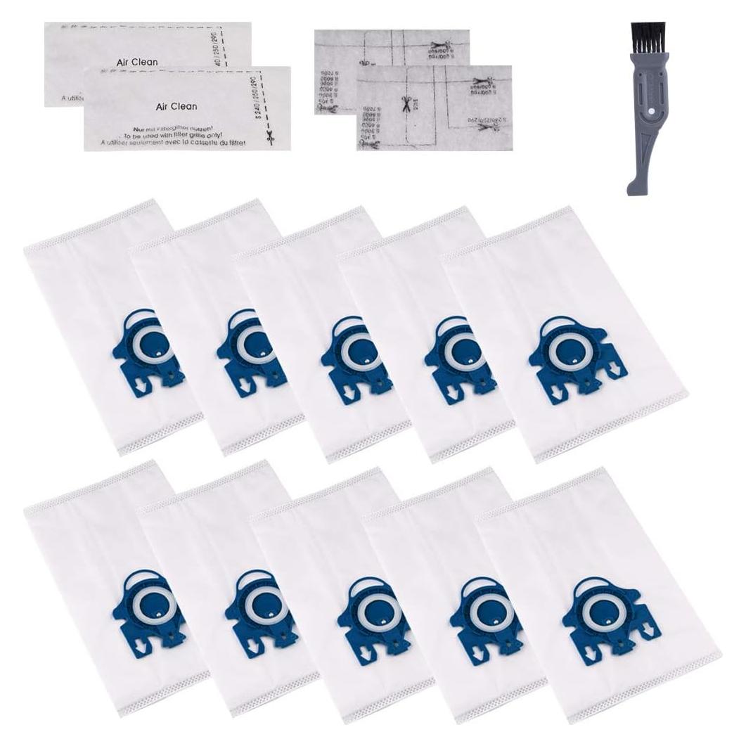 Bolsas de Aspiradora I-clean GN para Miele Classic C1 y C3 - 10 Paquetes