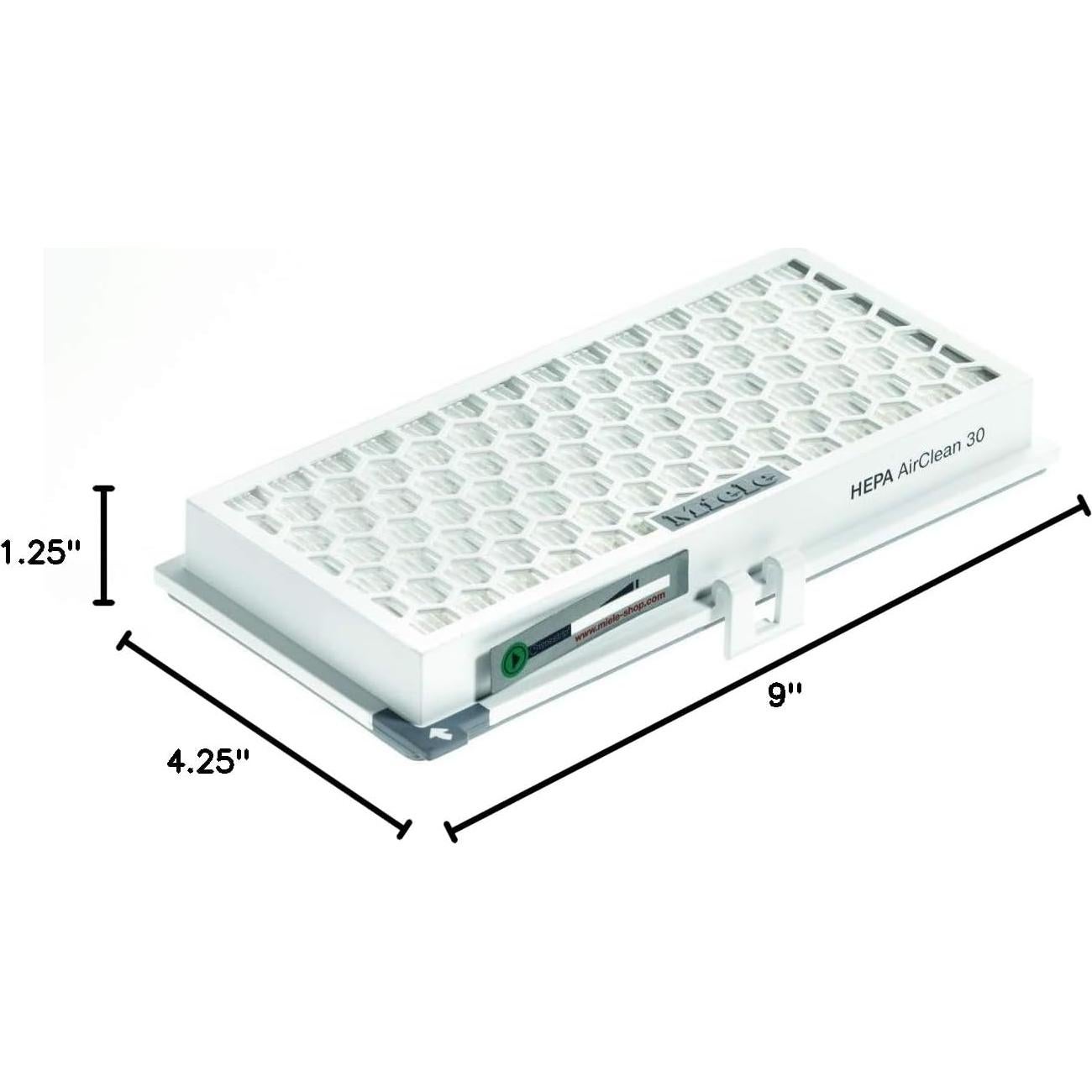 Filtro HEPA Activo Miele 4854915 para Aspiradoras S2000, S300-S700