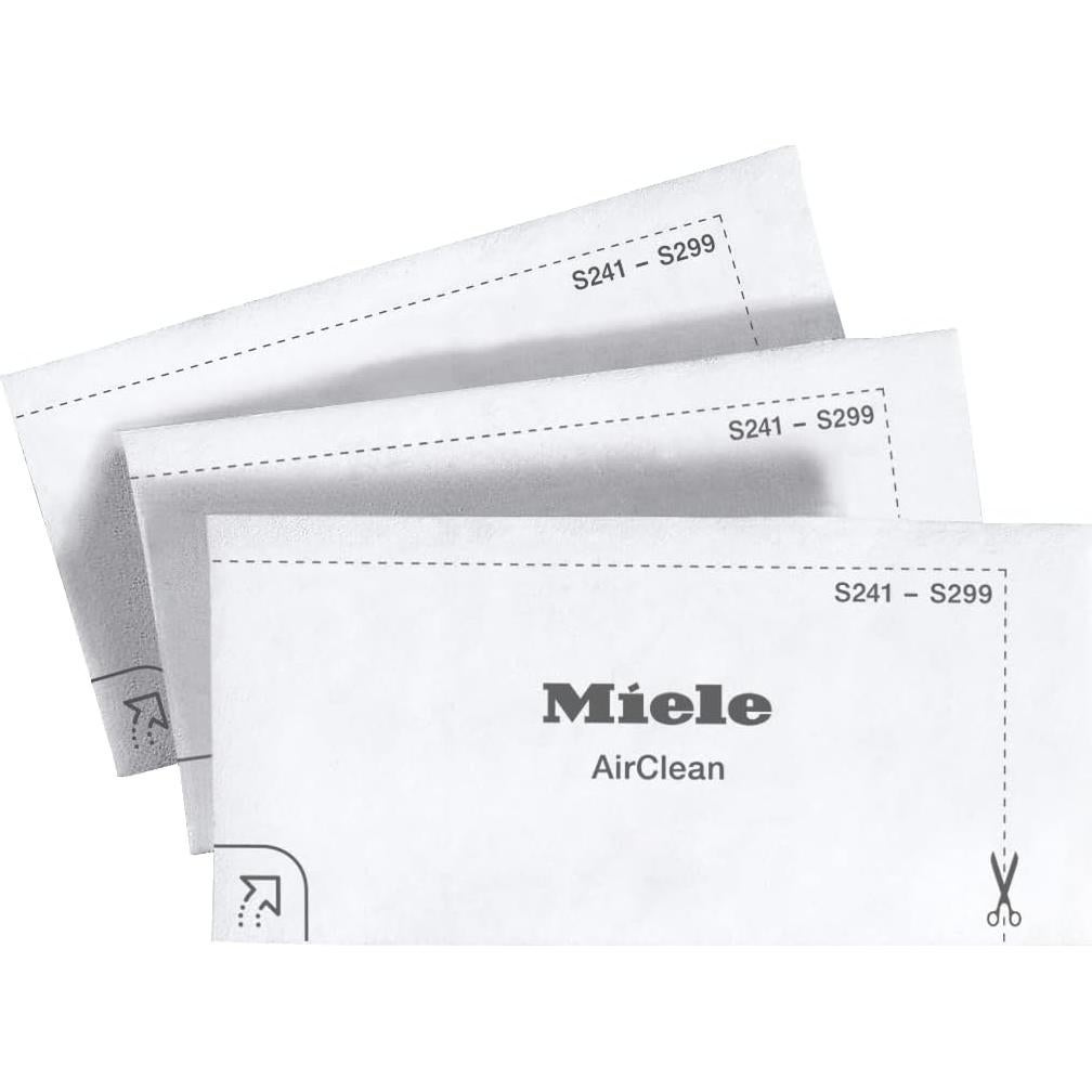 Filtros Miele AirClean para Aspiradora - Paquete de 3 Unidades