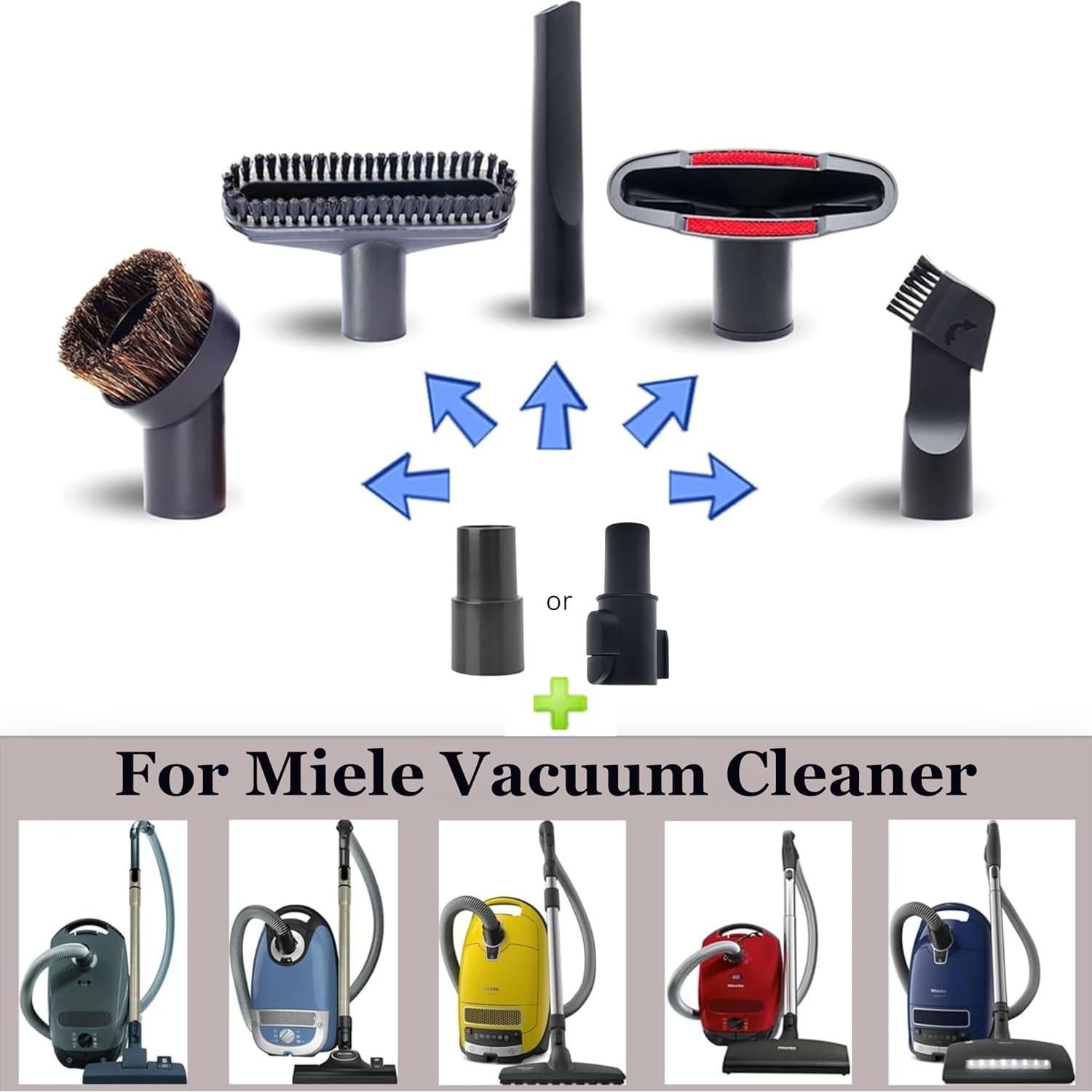 Kit de Accesorios de Aspiradora GHAMADE para Miele C1 C2 C3