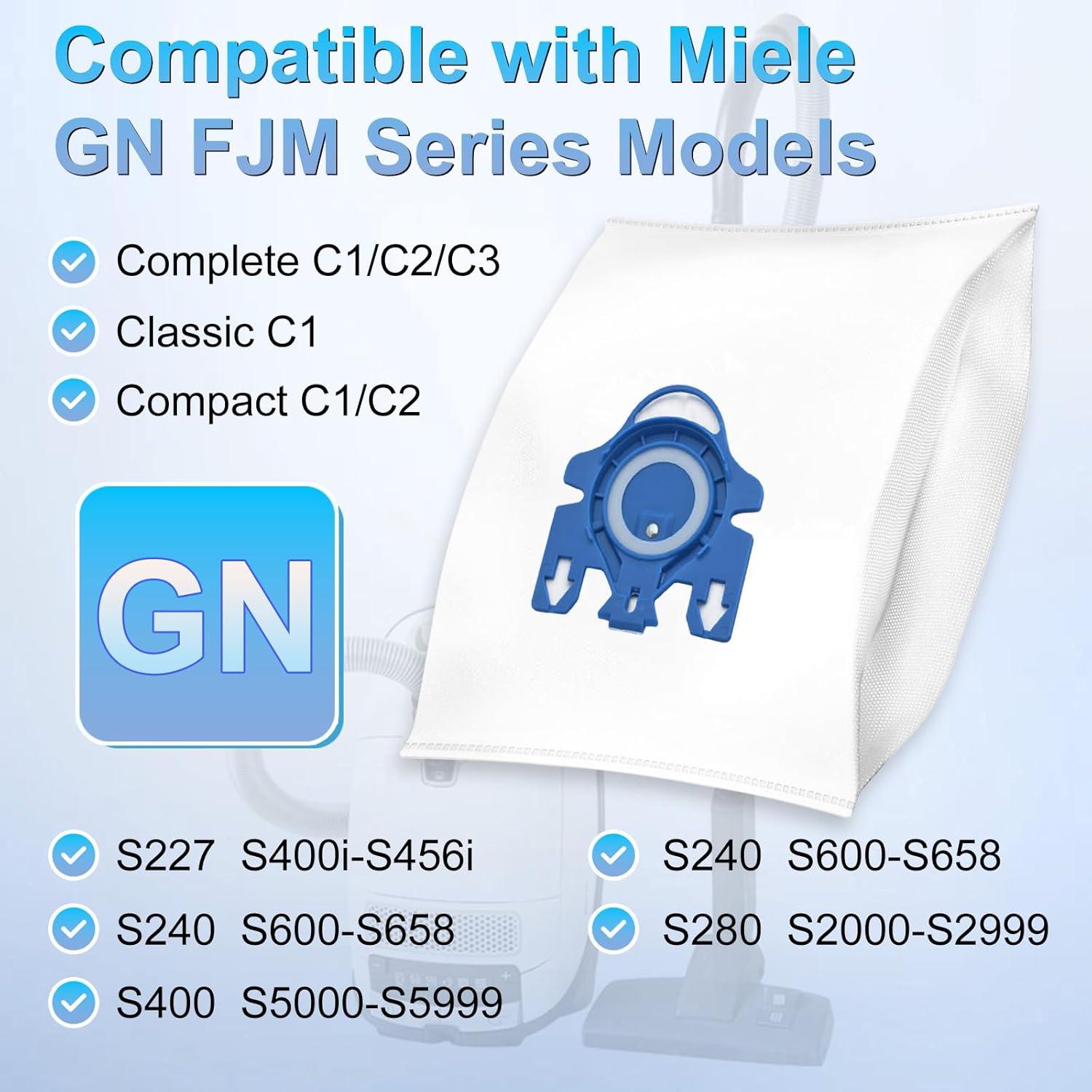 Bolsas de Aspiradora LemonQueen GN 3D Airclean - 12 Pzas + 4 Filtros