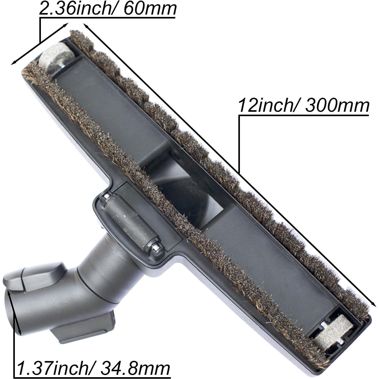 Cabezal de cepillo de aspiradora GHAMADE 30 cm con ruedas