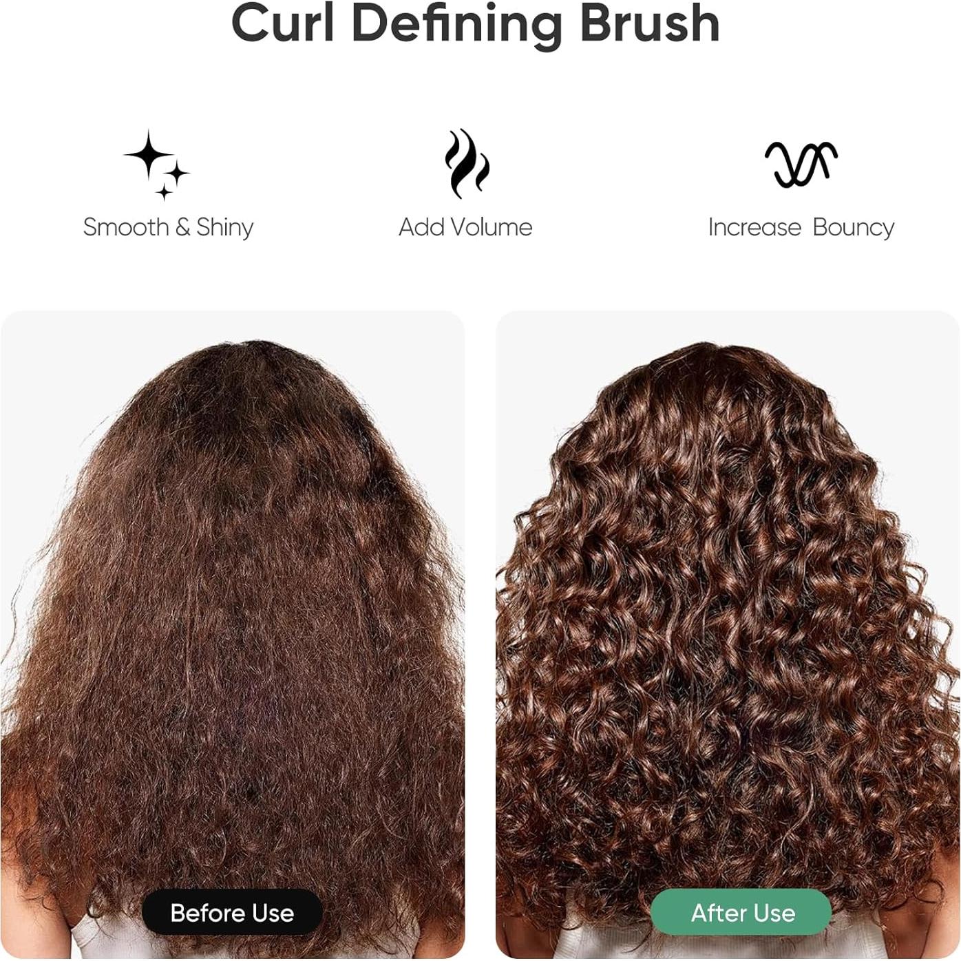 Cepillo Definidor de Rizos AM8:00 Ventilado 16cm - Para Todo Tipo de Cabello