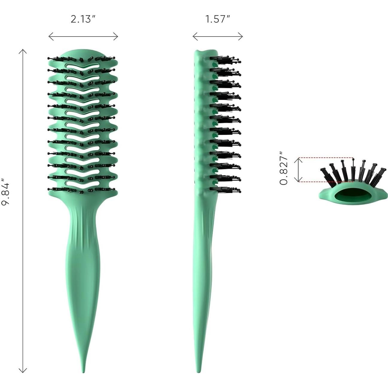 Cepillo Definidor de Rizos AM8:00 Ventilado 16cm - Para Todo Tipo de Cabello
