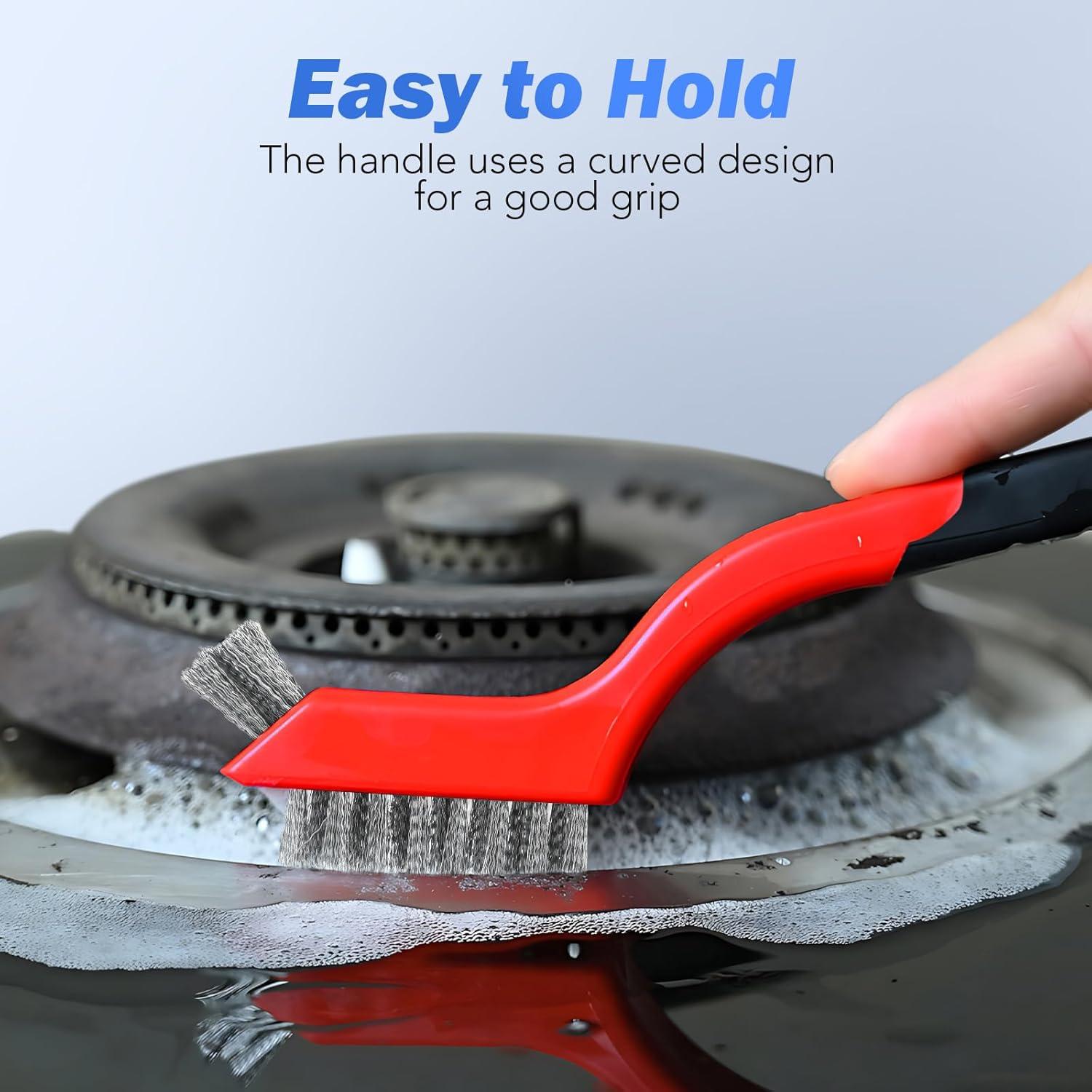 Juego de Cepillos de Alambre TOSEERY 6 Piezas para Limpieza