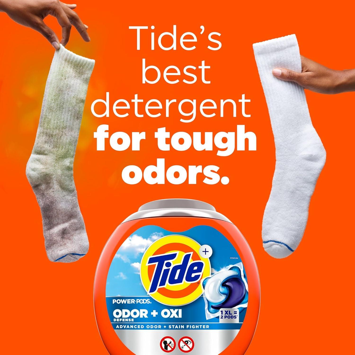 Detergente para Ropa Tide PODS 3 en 1 - 45 Paquetes - Olores