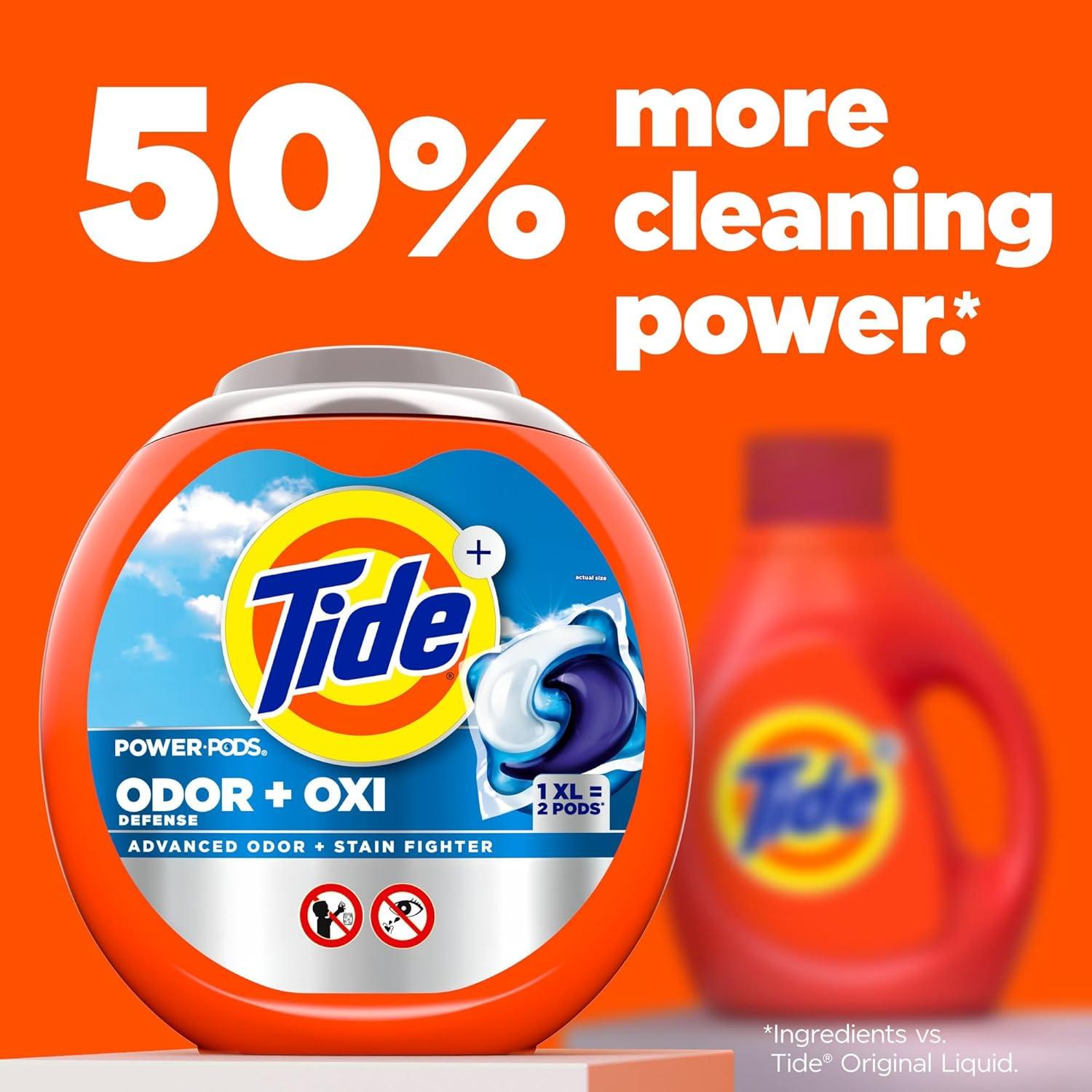 Detergente para Ropa Tide PODS 3 en 1 - 45 Paquetes - Olores