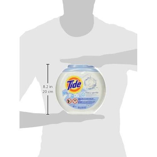 Detergente para Ropa Tide PODS Libre y Suave 42 Pacs
