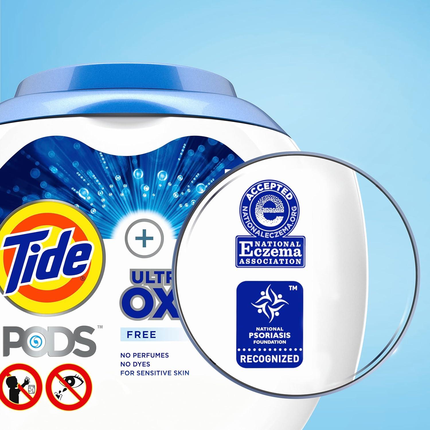 Detergente para Ropa Tide PODS Ultra OXI Libre 57 Unidades
