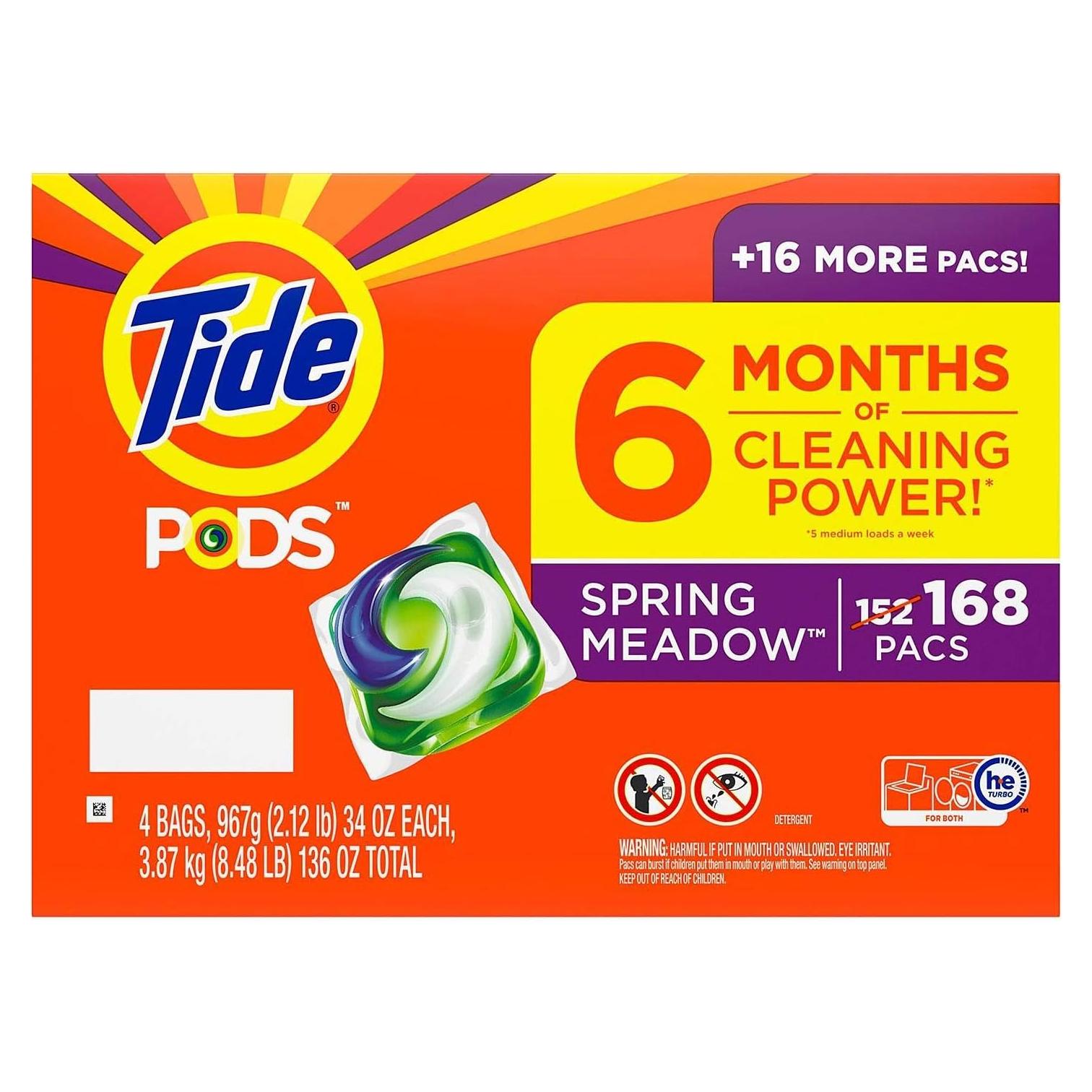 Detergente Líquido Tide PODS 4.9L Meadow de Primavera