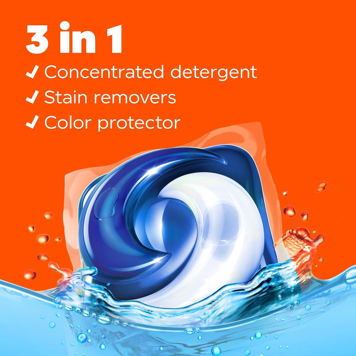 Tide PODS Detergente Líquido para Ropa HE 76 Cápsulas Aroma Brisa Limpia