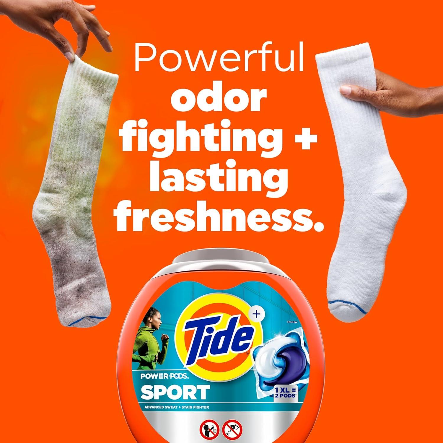 Detergente Tide Power Pods Febreze Sport 32 Unidades 1.36 kg