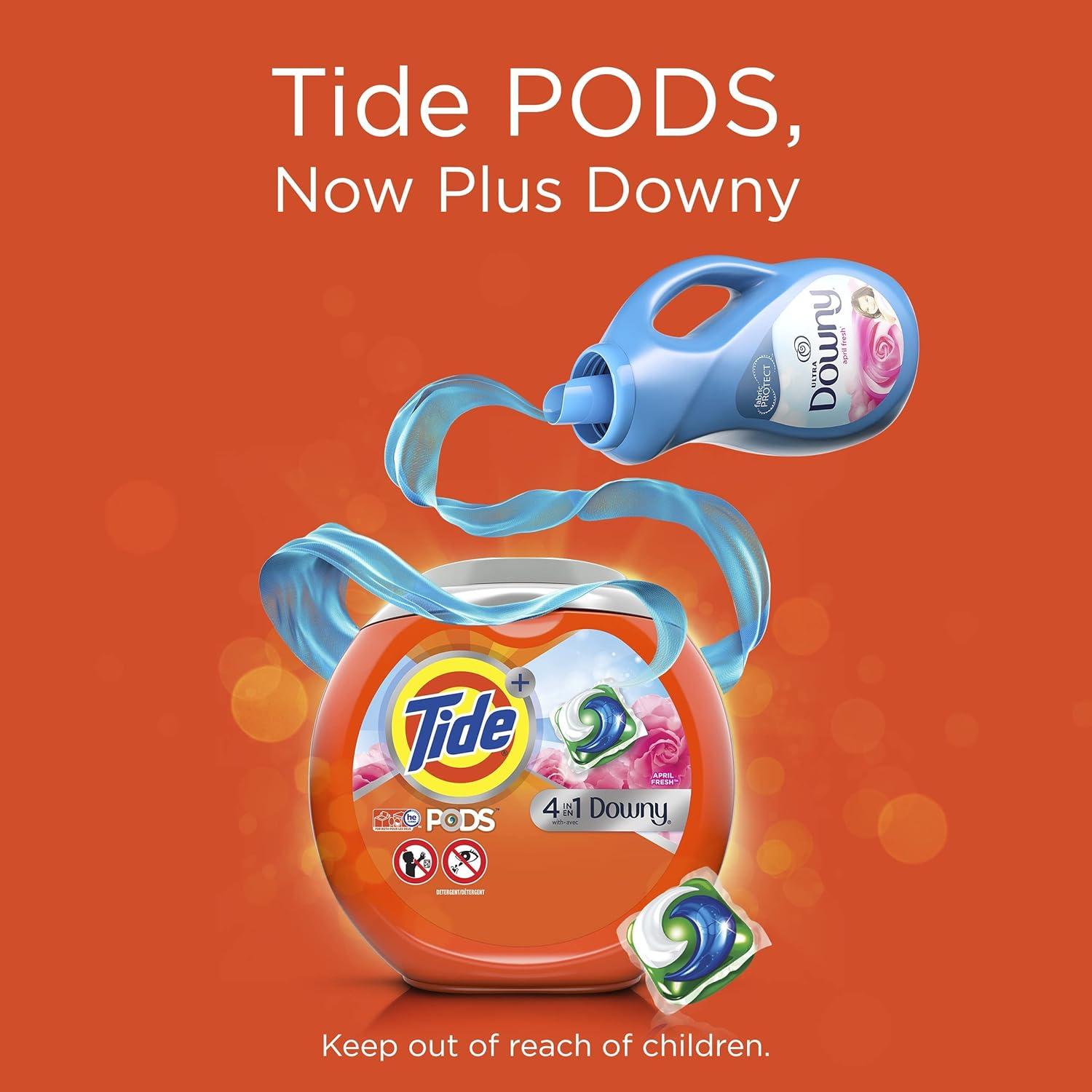 Tide PODS Plus Downy 85 unidades Detergente Líquido Ropa
