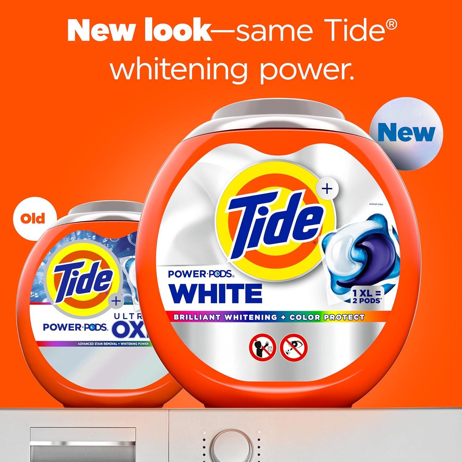 Detergente para Ropa Tide Power PODS Plus Ultra OXI 63 Unidades