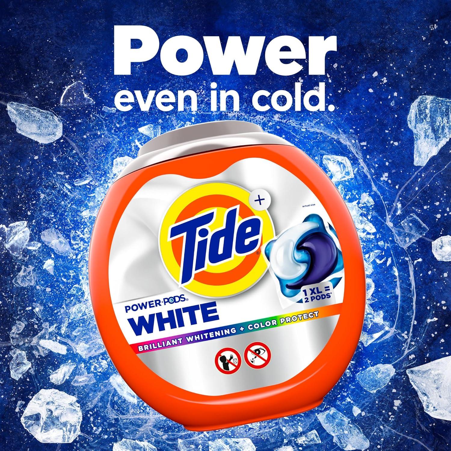 Detergente en Cápsulas Tide Power PODS OXI 18 Unidades - Aclara Blancos